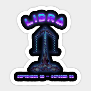 Libra 5b Black Sticker